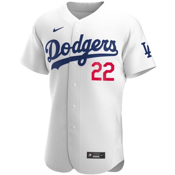 【送料込み】Nike Dodgers ユニフォーム ホワイト　カーショー NIKE ドジャース クレイトン・カーショー ユニフォーム