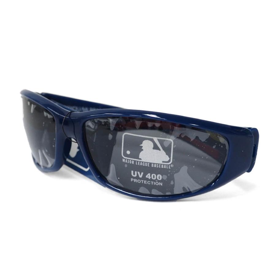 MLB アトランタ・ブレーブス 3 Dot Wrap Sunglasses with Microfiber Bag サングラス