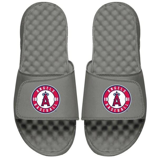 MLB ロサンゼルス・エンゼルス サンダル/シューズ Alternate Logo Slide Sandals ISlide グレー