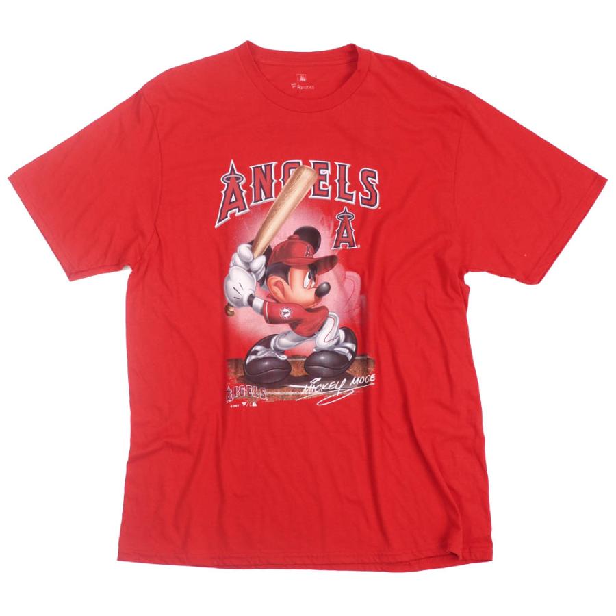 エンゼルス　ミッキーマウス MLB ロサンゼルス・エンゼルス Tシャツ Disney All Star ディズニー