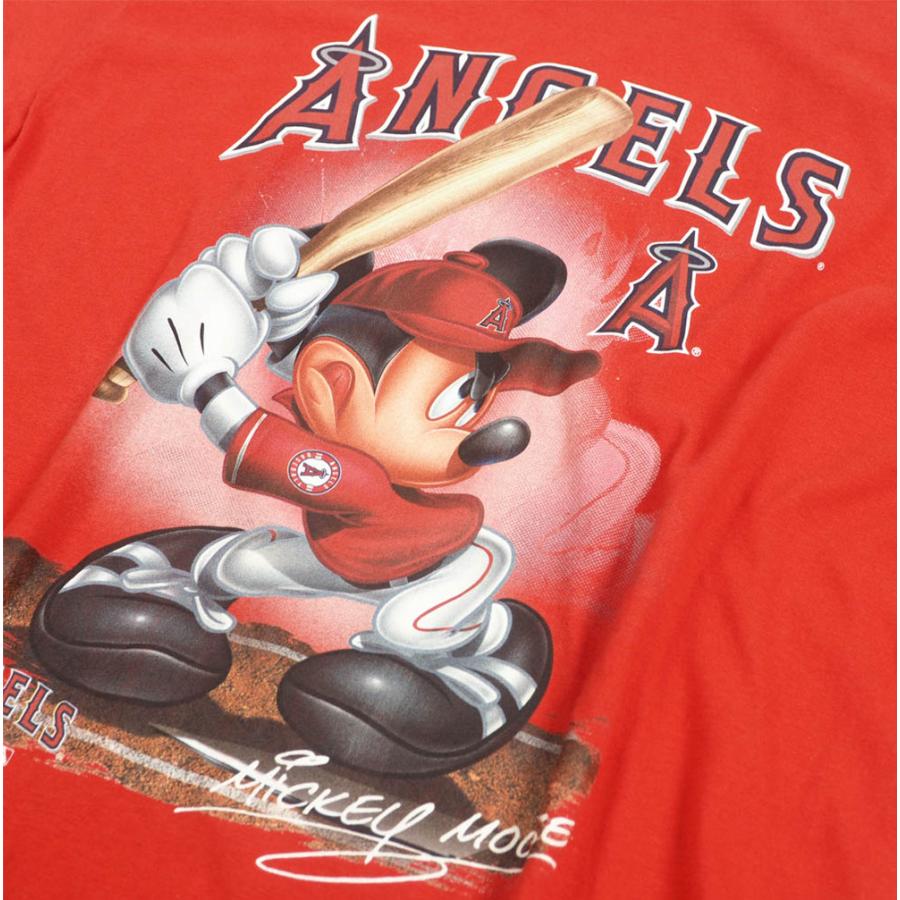 エンゼルス　ミッキーマウス MLB ロサンゼルス・エンゼルス Tシャツ Disney All Star ディズニー