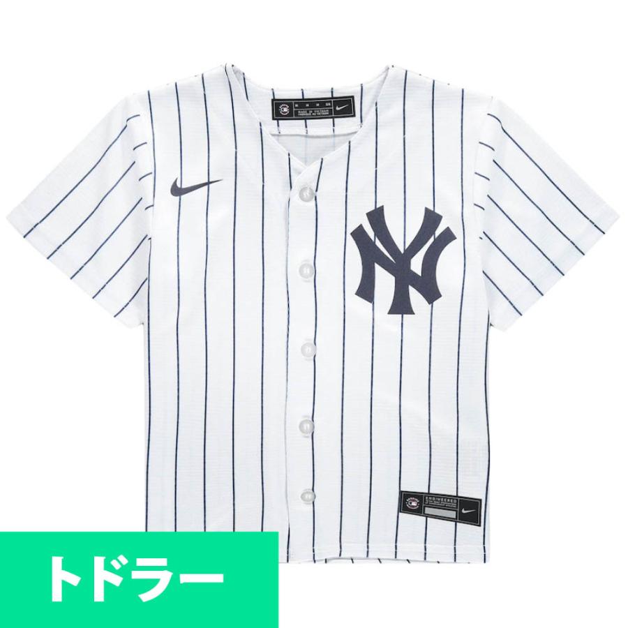 21公式店舗 Toddler ユニフォーム ジャージ ニューヨーク ヤンキース Mlb レプリカプレイヤージャージ トドラーモデル Mlb Replica ホーム ホワイト ナイキ Nike Team 応援グッズ