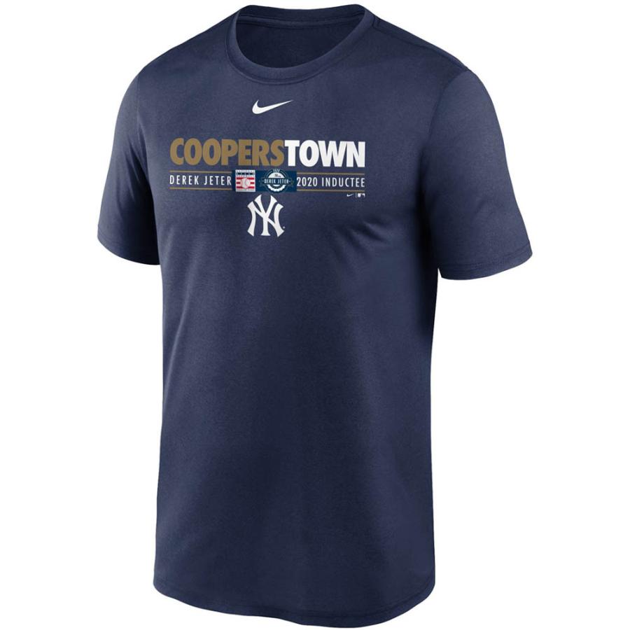 MLB デレク・ジーター ニューヨーク・ヤンキース Tシャツ 2020 野球殿堂入り記念 Cooperstown T-Shirt ナイキ/Nike ネイビー N922-EB7【OCSL】｜selection-j