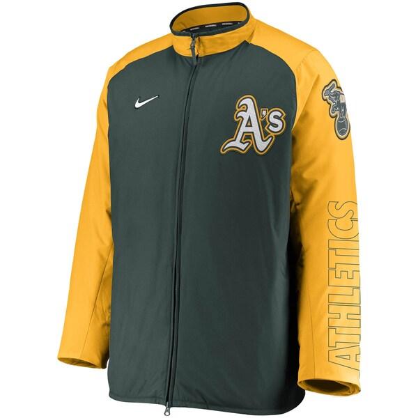 MLB オークランド　アスレチックス　ダグアウト　ジャケット　ジャンパー　コーチ MLB オークランド アスレチックス ダグアウト ジャケット