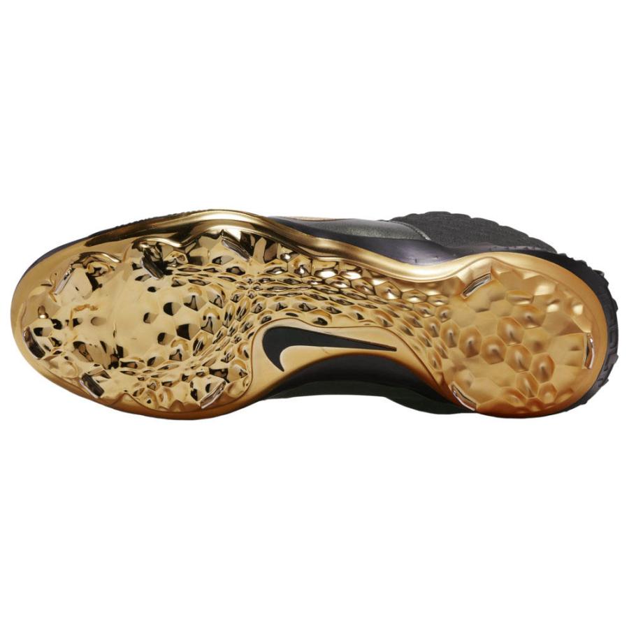 NIKE ナイキ 野球 スパイク 金具 トラウト 6 黒/金 ブラック