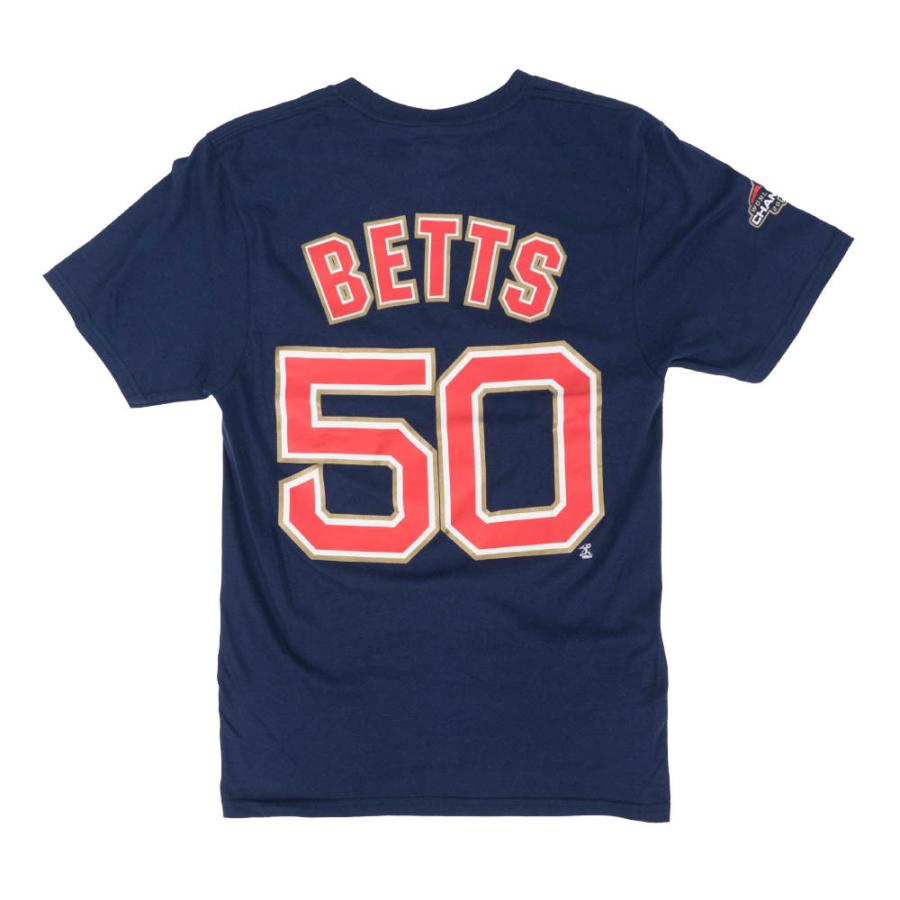 Majestic MLB レッドソックス ベッツ 半袖 Tシャツ 野球 MAJESTIC ムーキー・ベッツ Tシャツ メンズ 半袖 MLB レッド