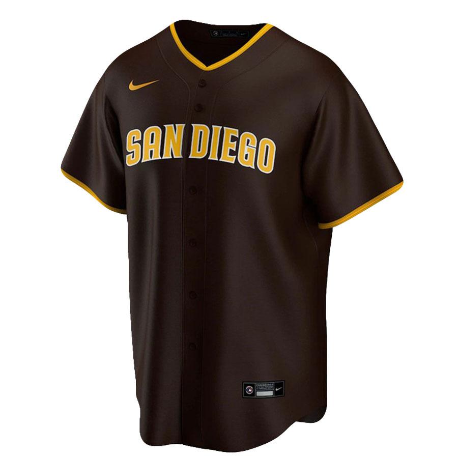 ダルビッシュ有 ユニフォーム パドレス MLB ナイキ NIKE ブラウン レプリカジャージ Replica Player Jersey 21nrs 23wbsf｜selection-j｜02