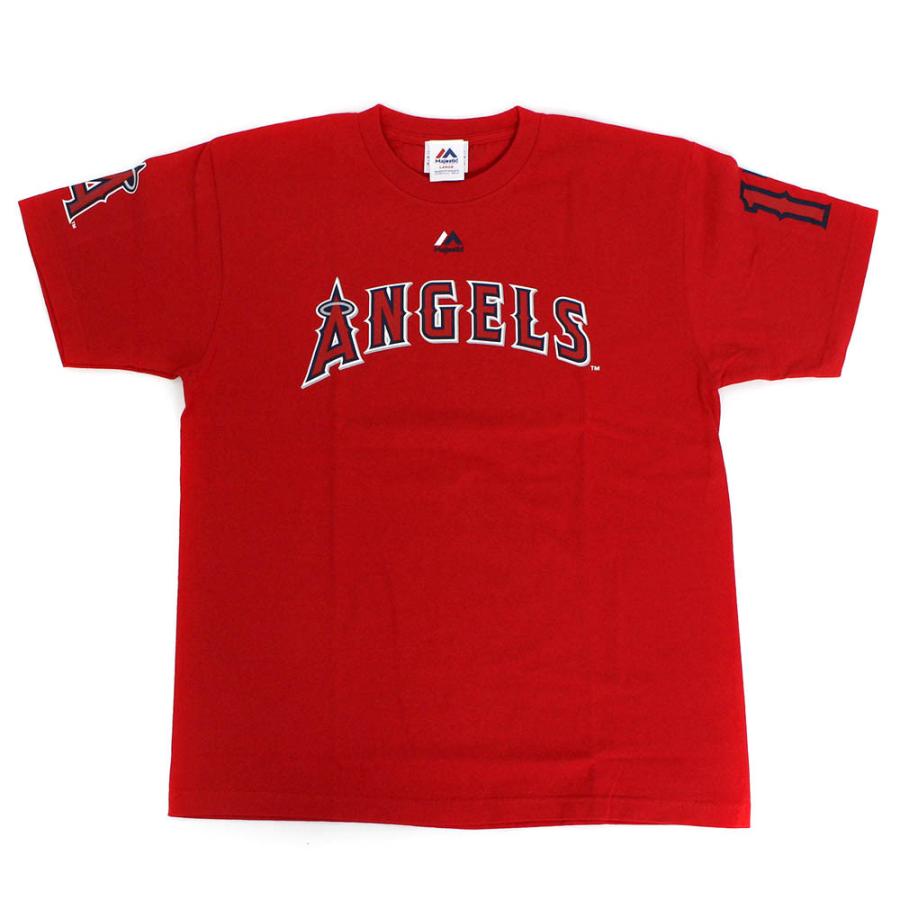 MAJESTIC MLB 大谷翔平 エンゼルス Tシャツ Sleeve Number Tee
