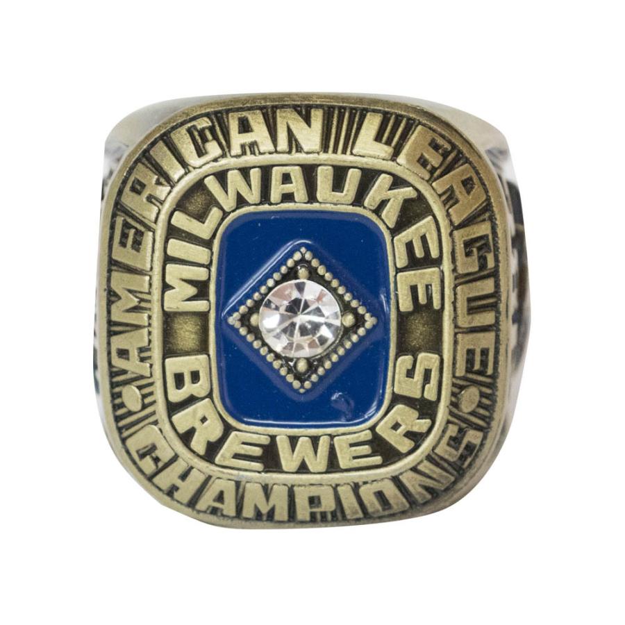 MLB ブリュワーズ リング 1982 ア・リーグ 優勝記念 レプリカ 非売品 アクセサリー SGA