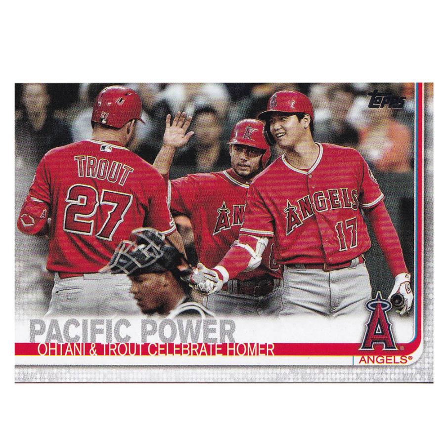 MLB 大谷翔平 マイク・トラウト エンゼルス トレカ トレーディングカード 2019 Update Pacific Power Baseball Card US189 Topps mlb