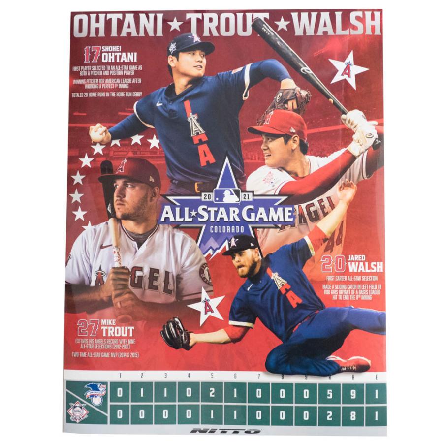 MLB 大谷翔平 エンゼルス ポスター MLBオールスター2021 会場 MLB 大谷翔平 エンゼルス ポスター MLBオールスター2021 会場