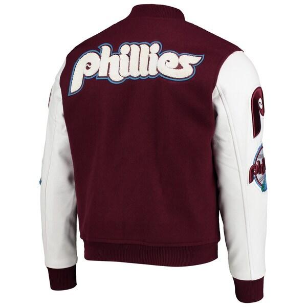 フィリーズ　スタジャン　MLB フルジップアウター MLB フィリーズ スタジャン Varsity Logo ジャケット フルジップ