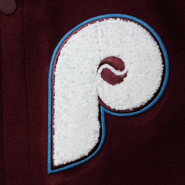 MLB フィリーズ スタジャン Varsity Logo ジャケット フルジップ