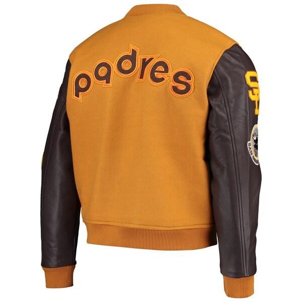 MLB パドレス スタジャン Varsity Logo ジャケット フルジップ MLB パドレス スタジャン Varsity Logo ジャケット フルジップ