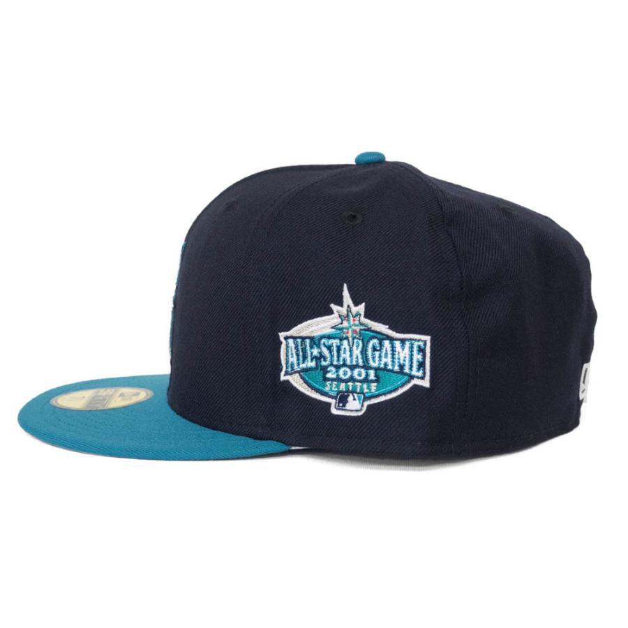 MLB マリナーズ キャップ 2001 All-Star Game オールスターゲーム 別注 59FIFTY Fitted Hat ニューエラ/New Era ネイビー｜selection-j｜05