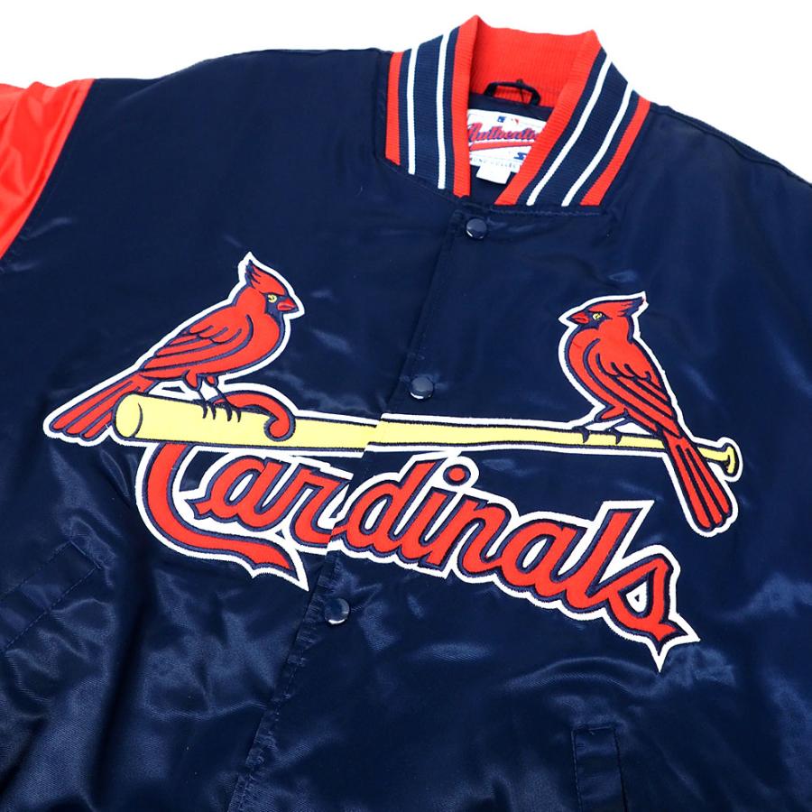 MLB カージナルス スタジャン ビンテージ スターター ジャケット