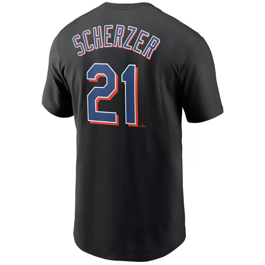 MLB マックス・シャーザー メッツ Tシャツ ネーム ＆ ナンバー Name & Number Tee ナイキ/Nike ブラック｜selection-j｜02