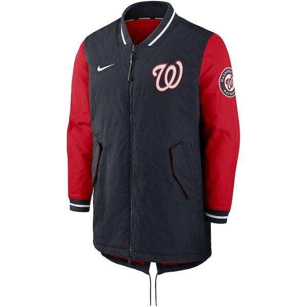 MLB ナショナルズ ジャケット 2022 選手着用 オーセンティックコレクション ダグアウト Jacket ナイキ/Nike Picth Blue/Sport Red｜selection-j｜02