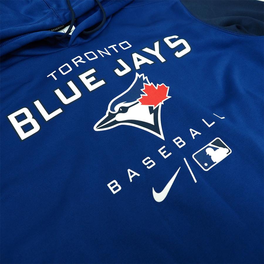 トロント ブルージェイズ サーマフィットパーカー MLB公式 海外Sサイズ：トロント ブルージェイズ サーマフィットパーカー