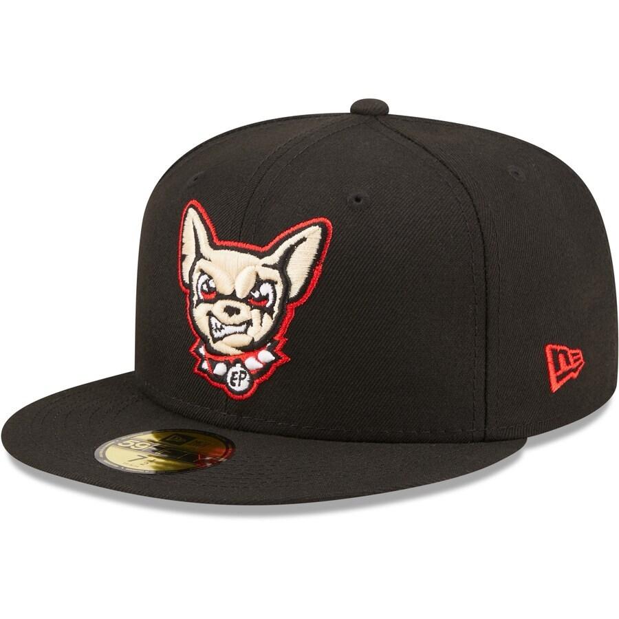 MiLB エル・パソ・チワワズ キャップ 秋山選手所属 オーセンティック コレクション 59FIFTY Fitted Hat ニューエラ/New Era ブラック｜selection-j