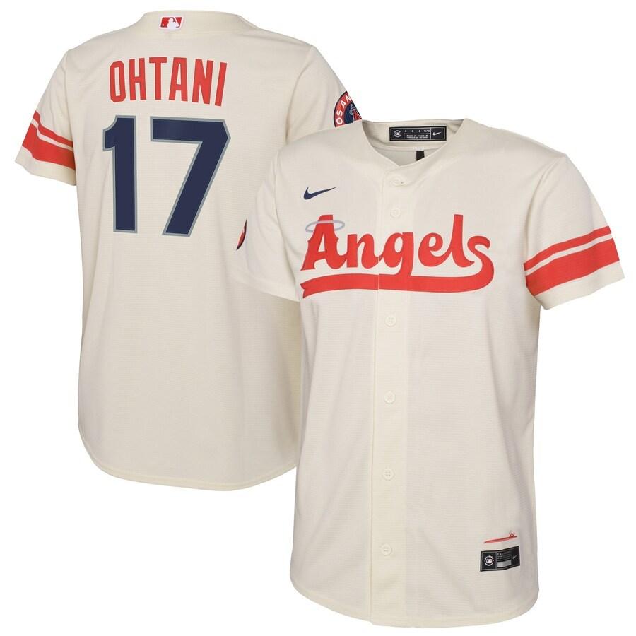 海外正規品】MLB 大谷翔平 エンゼルス キッズ ユニフォーム ユース