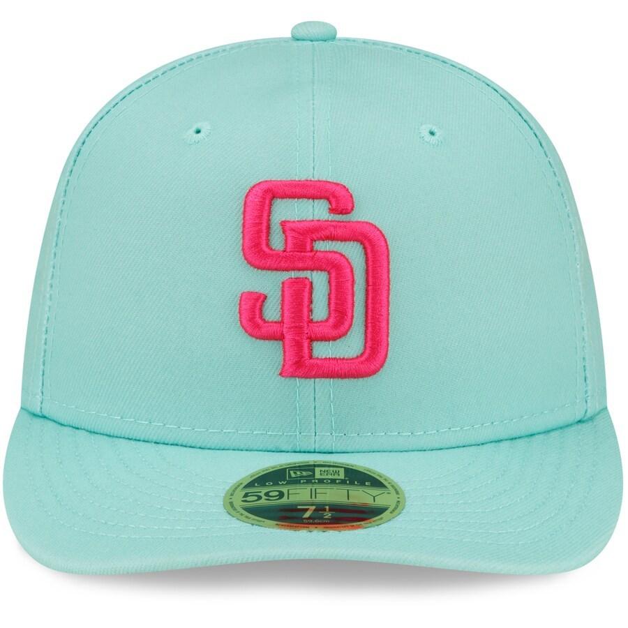 MLB パドレス キャップ 2022 シティーコネクト City Connect59FIFTY LP ロープロファイル ニューエラ/New Era ミント｜selection-j｜02