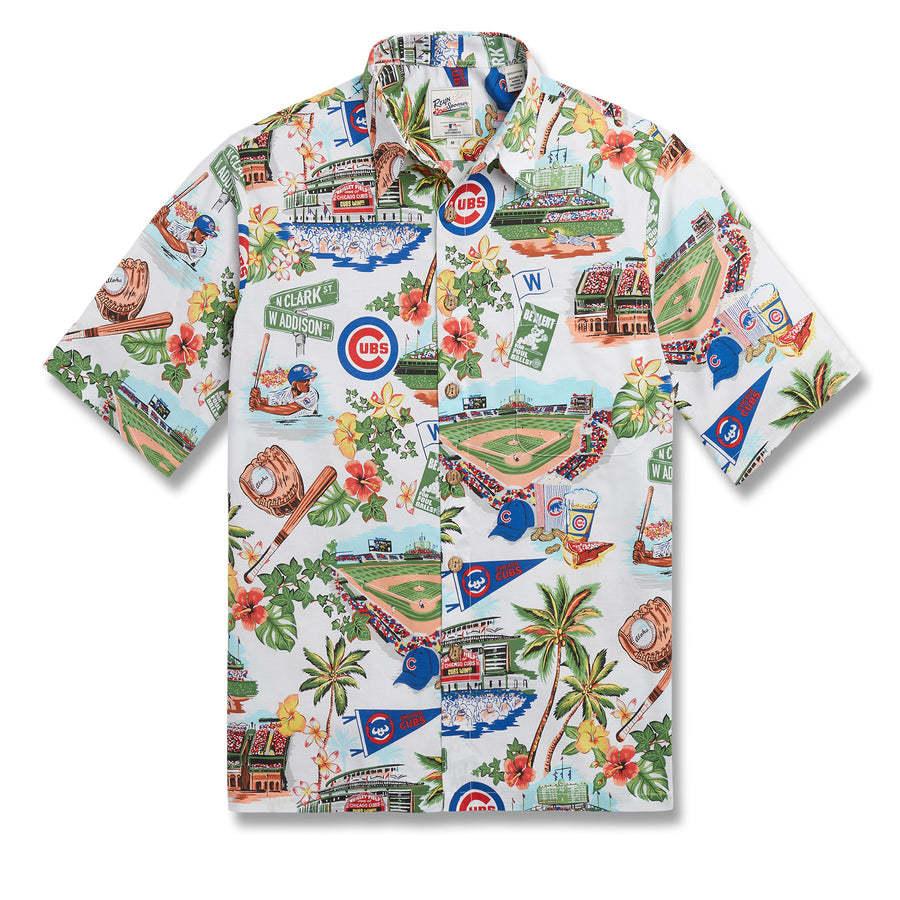 MLB カブス アロハシャツ ハワイアン Scenic Aloha Shirt レイン