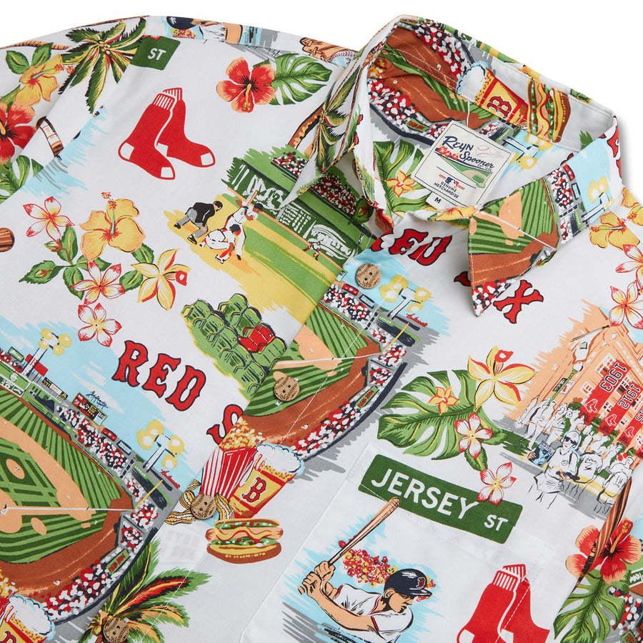 MLB レッドソックス アロハシャツ ハワイアン Scenic Aloha