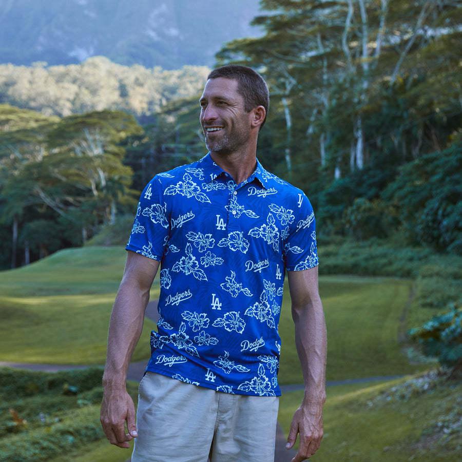 MLB ドジャース ポロシャツ ハワイアン PUA PERFORMANCE POLO MLB ドジャース ポロシャツ ハワイアン PUA PERFORMANCE POLO
