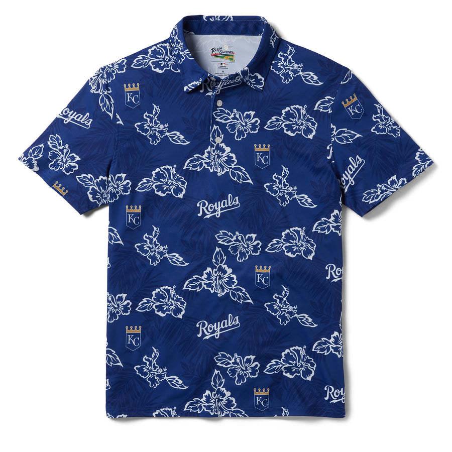 MLB ロイヤルズ ポロシャツ ハワイアン PUA PERFORMANCE POLO レイン 
