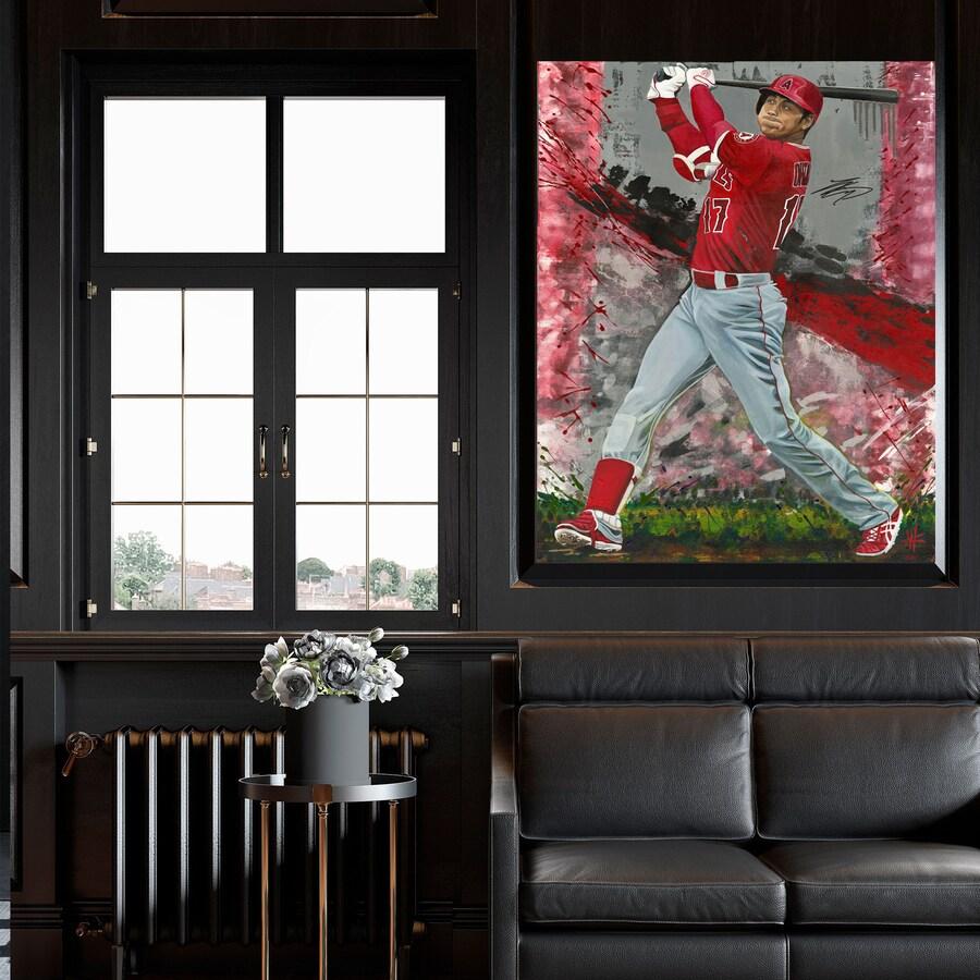 MLB 大谷翔平 エンゼルス 直筆サイン キャンバスアート Authentic