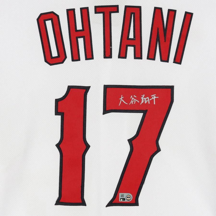 MLB 大谷翔平 エンゼルス 直筆サイン ユニフォーム 漢字 オーセンティック Nike ナイキ Authentic Autographed Fanatics 23wbsf｜selection-j｜04