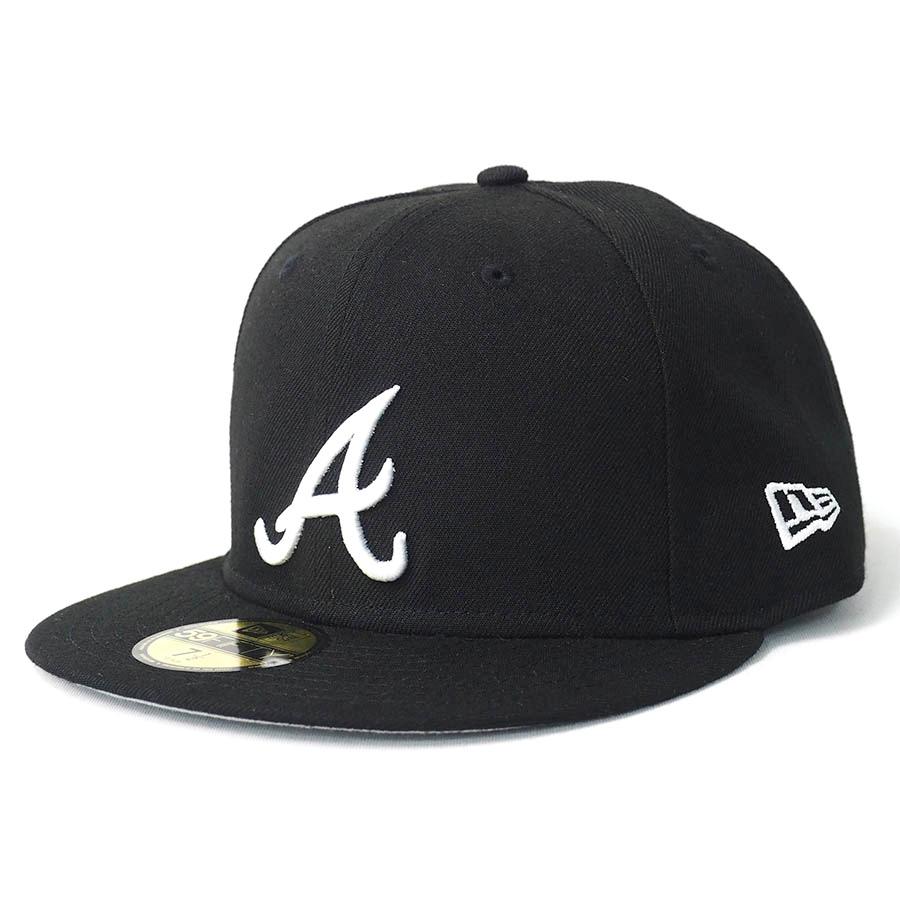 NEW ERA（ニューエラ） MLB ブレーブス キャップ 59FIFTY サイドパッチ