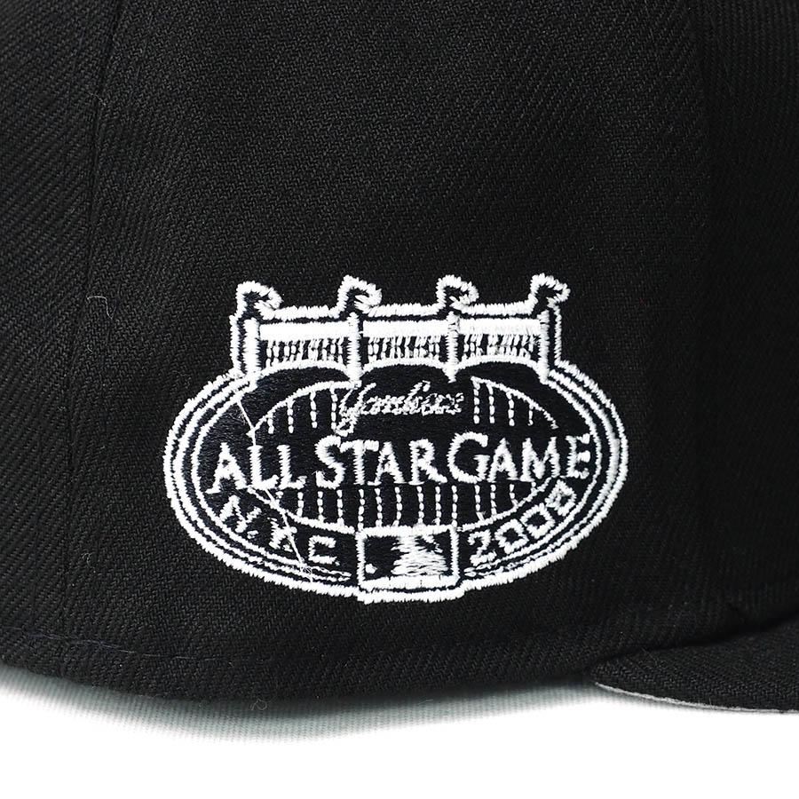 MLB ヤンキース キャップ 59FIFTY サイドパッチアップ Black Cap ニューエラ/New Era オールスターゲーム2008 ブラック｜selection-j｜03