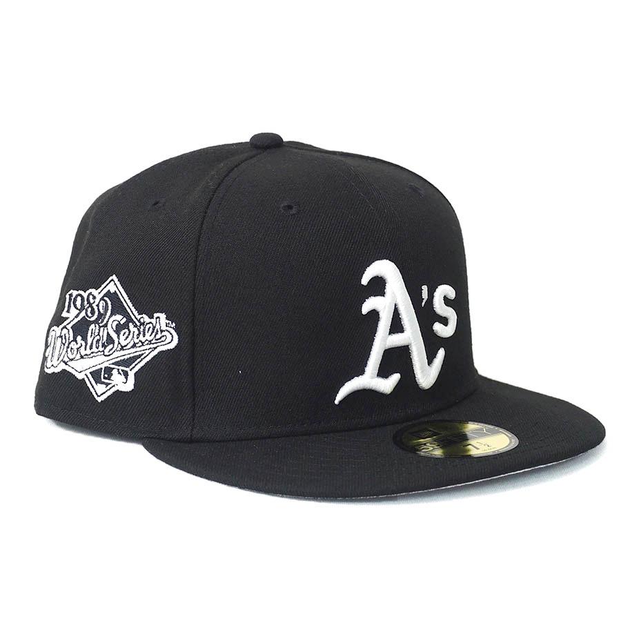 NEW ERA MLB アスレチックス キャップ 59FIFTY サイドパッチ NEW ERA MLB アスレチックス キャップ 59FIFTY サイドパッチ