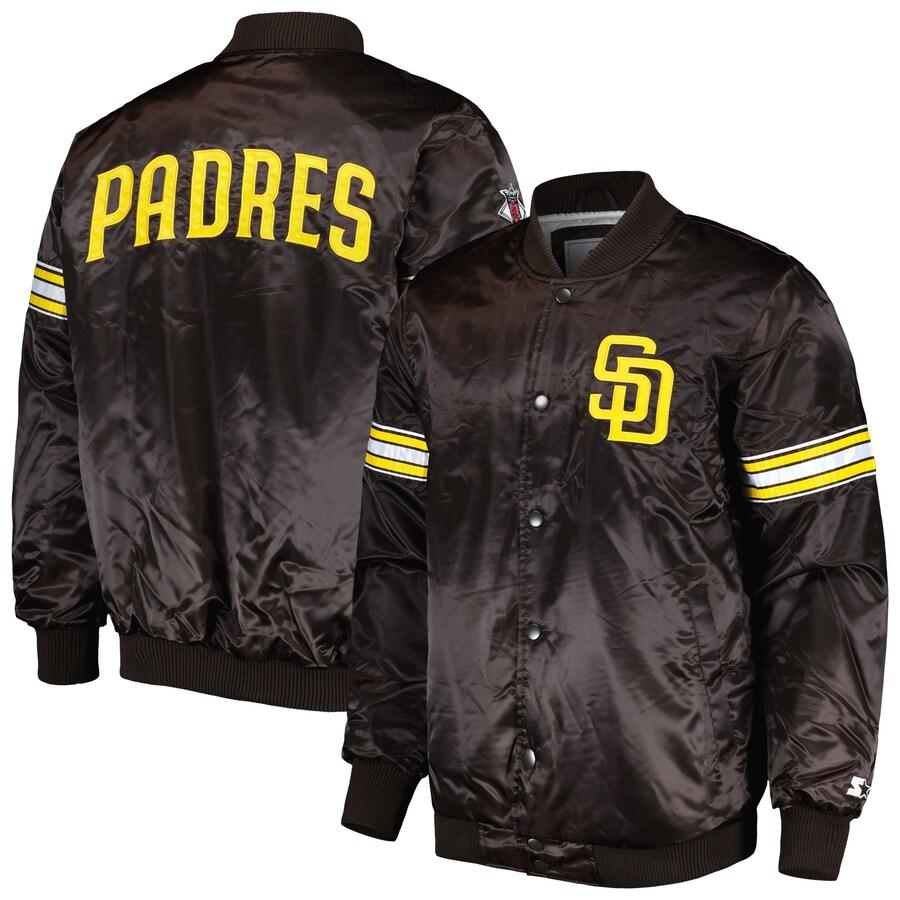 MLB パドレス スタジャン ピックアンドロール バーシティ サテン MLB パドレス スタジャン ピックアンドロール バーシティ サテン