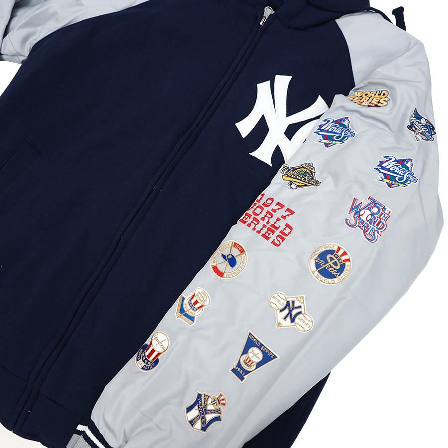 MLB ヤンキース ジャケット ワールドシリーズ ラグラン パーカー バー