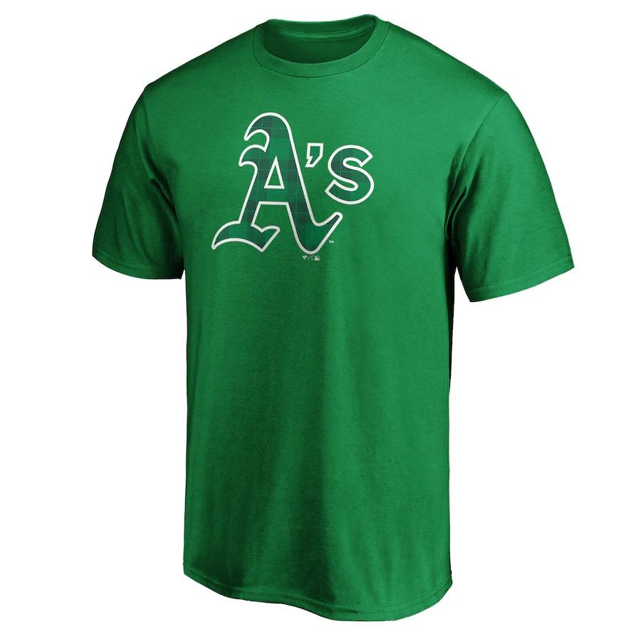 MLB 藤浪晋太郎 アスレチックス Tシャツ ネーム＆ナンバー T-Shirt Fanatics グリーン｜selection-j｜02