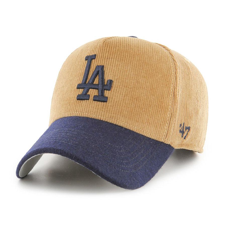 MLB ドジャース キャップ Corduroy MVP Two Tone Cap 47Brand カーキー
