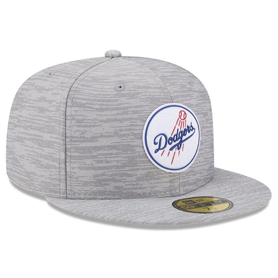 MLB ドジャース キャップ 2023 クラブハウス Clubhouse 59FIFTY Fitted ニューエラ/New Era グレー｜selection-j｜03