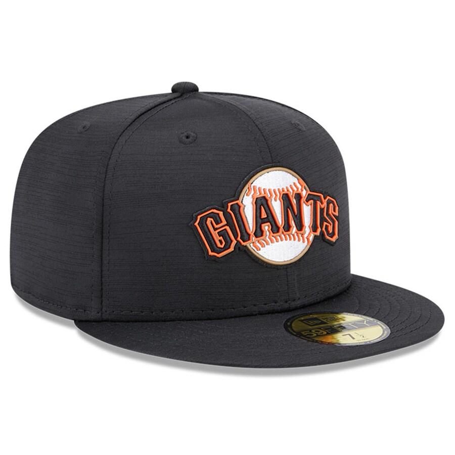 MLB SFジャイアンツ キャップ 2023 クラブハウス Clubhouse 59FIFTY Fitted ニューエラ/New Era ブラック｜selection-j｜03