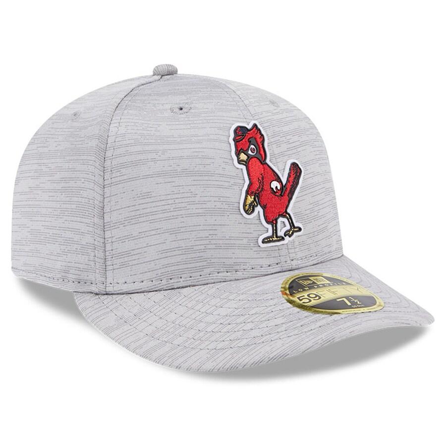 MLB カージナルス キャップ 2023 クラブハウス Clubhouse 59FIFTY ロープロファイル ニューエラ/New Era グレー｜selection-j｜03