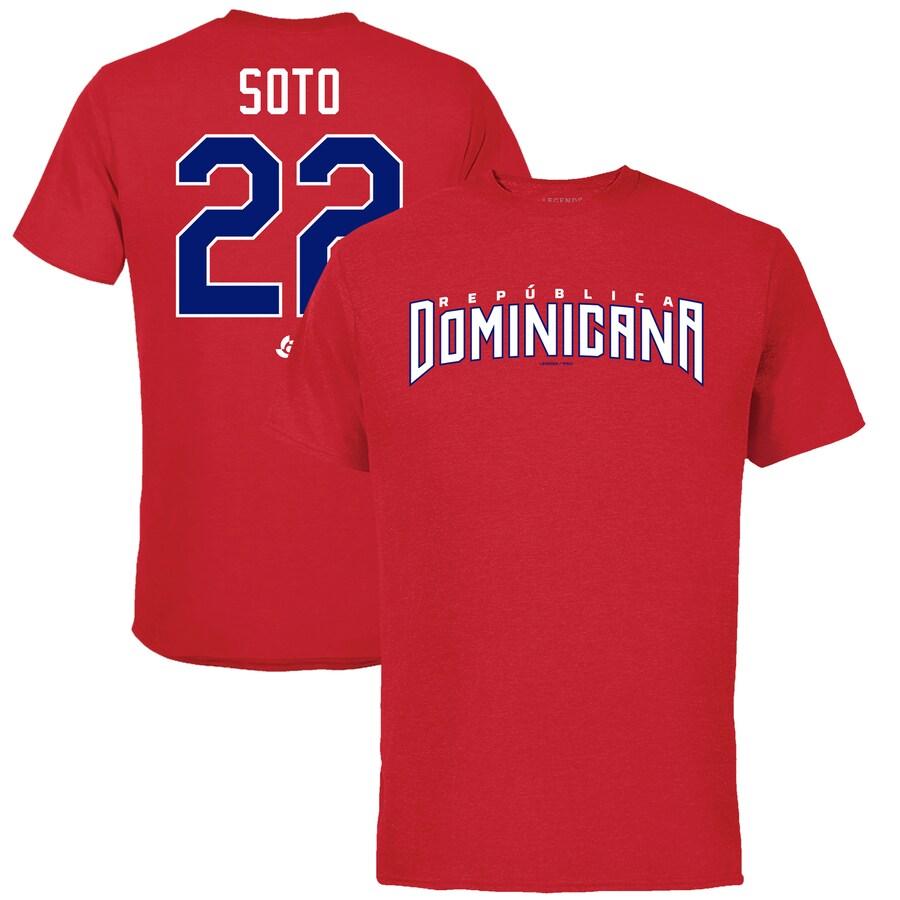 wbc 2026ドミニカ代表フアン・ソト　Tシャツ Lサイズ WBC フアン・ソト ドミニカ代表 Tシャツ 2023 World Baseball Classic