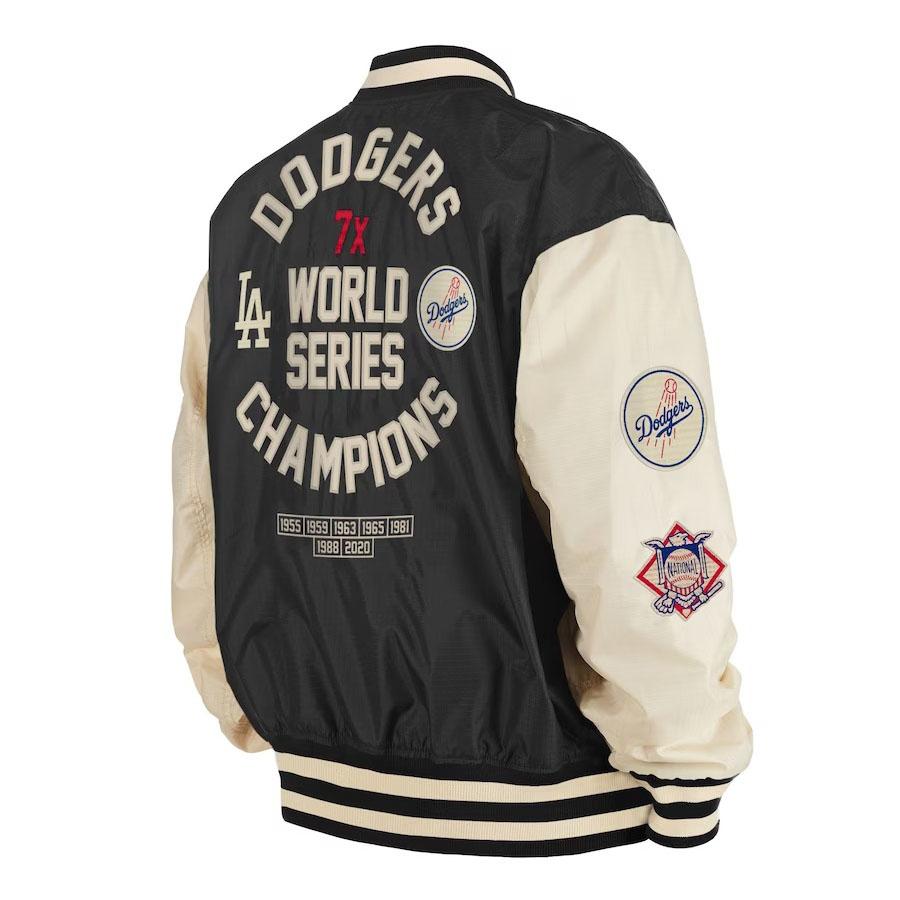 MLB ドジャース ジャケット リバーシブル New Era x Alpha Industries Canvas Jacket ニューエラ/New Era ブラック クリーム｜selection-j｜03