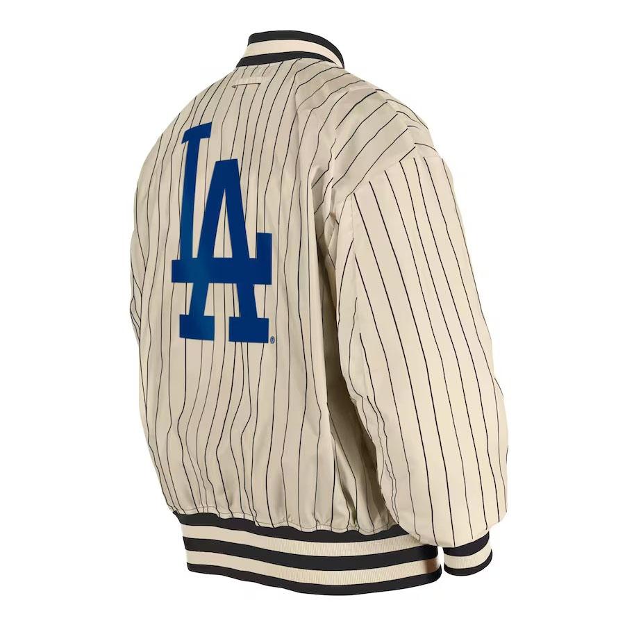 MLB ドジャース ジャケット リバーシブル New Era x Alpha Industries Canvas Jacket ニューエラ/New Era ブラック クリーム｜selection-j｜05