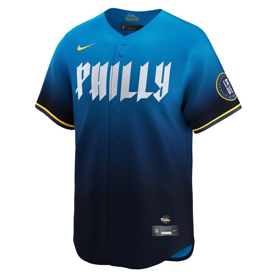 MLB トレイ・ターナー フィリーズ ユニフォーム 2024 シティーコネクト リミテッド Player Jersey ナイキ/Nike ブルー｜selection-j｜02