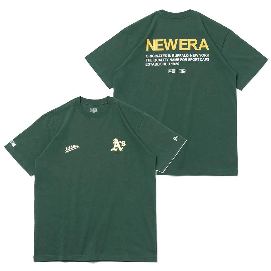 NEW ERA MLB アスレチックス Tシャツ SS Cotton T-Shirt NEW ERA MLB アスレチックス Tシャツ SS Cotton T-Shirt