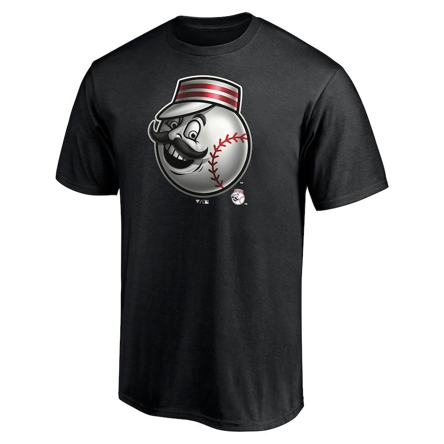 MLB エリー・デラクルーズ シンシナティ・レッズ Tシャツ Any ネーム＆ナンバー Midnight Mascot T-Shirt Fanatics Branded ブラック｜selection-j｜02