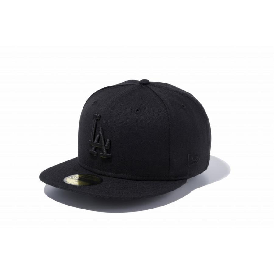 NEW ERA 59FIFTY MLB Leather Logo ドジャース