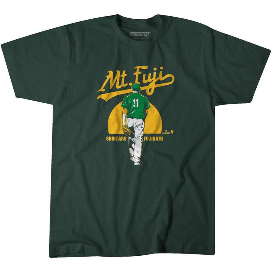 海外限定版】MLB 藤浪晋太郎 アスレチックス Tシャツ Mt FUJI T